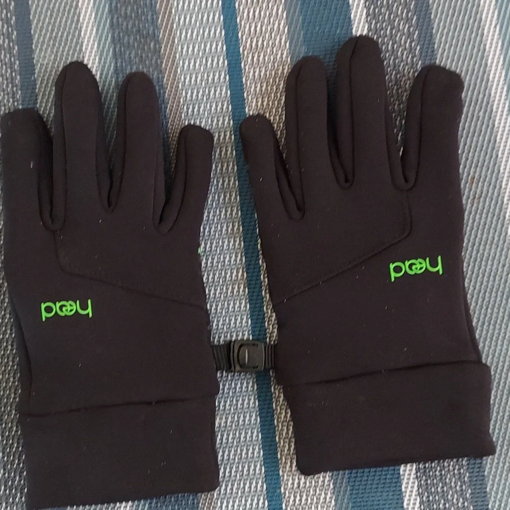 HEAD Sensatec Kids Touchscreen black with red accent Gloves, Size L Age 6-10